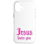 Custodia per iPhone 16 Plus Forza per incoraggiarti nei momenti difficili, Gesù ti ama