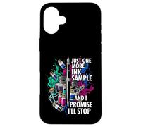 Custodia per iPhone 16 Plus Fountain Pen Just One More Ink Sample Calligraphy