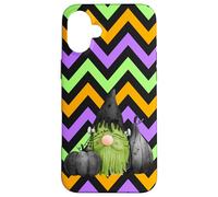Custodia per iPhone 16 Plus Frankenstein Halloween gnomo verde carino mostro spettrale