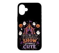 Custodia per iPhone 16 Plus Freak Show ma Make It Cute FunHaus Halloween