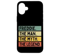 Custodia per iPhone 16 Plus Freddie L'uomo Il mito La leggenda Divertente Citazione Personalizzata