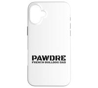 Custodia per iPhone 16 Plus French Bulldog Dad Frenchie Dog Lover Father
