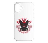 Custodia per iPhone 16 Plus Fuggler Reek-O Nero Mostri Divertenti Halloween