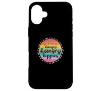 Custodia per iPhone 16 Plus Fun Hangry Hangry Hippies Colorful Design