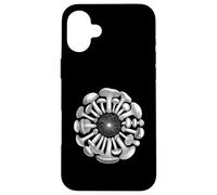 Custodia per iPhone 16 Plus Funghi Mandala Fungi Circle Artistico