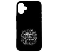 Custodia per iPhone 16 Plus Fungo Cottagecore Boho Luna Stelle Natura Bosco Botanico