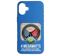 Custodia per iPhone 16 Plus Funny AI Critical GPU Power Meter 4 Megawatt