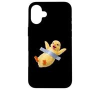 Custodia per iPhone 16 Plus Funny Duckling Duct Tape Meme Cute Duck Bird Animal Graphic