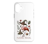 Custodia per iPhone 16 Plus Funny Flamingo Pun Flocking Magical Pagan Wiccan Witch