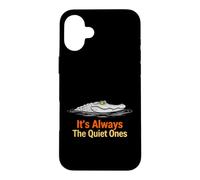 Custodia per iPhone 16 Plus Funny Saying Always The Quiet Ones Sarcastico