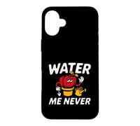Custodia per iPhone 16 Plus Funny Succulent Plant Killer Water Me Never Gardening