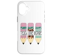 Custodia per iPhone 16 Plus Funny Teacher Quote For Women Who Loves Teach Love Inspire