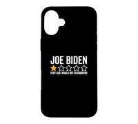 Custodia per iPhone 16 Plus Funny USA Joe Biden 1 Stella Molto male non lo consiglierebbe