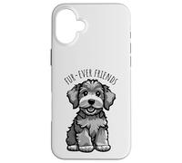 Custodia per iPhone 16 Plus Fur-Ever Friends - Cartone animato con cucciolo di