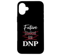 Custodia per iPhone 16 Plus Futuro studente RN DNP Infermieristica Dottorato Percorso Umorismo