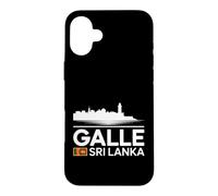 Custodia per iPhone 16 Plus Galle Sri Lanka Skyline Badge souvenir da viaggio