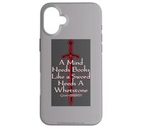 Custodia per iPhone 16 Plus Game of Thrones The Mind Needs a Book