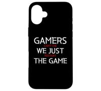 Custodia per iPhone 16 Plus Gamers Can't Die We Just Restart The Game Funny Gaming Meme