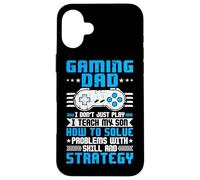 Custodia per iPhone 16 Plus Gaming Dad I Don't Just Play I Teaching My Son How To Solve Pro