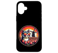 Custodia per iPhone 16 Plus Gatto in Olanda! Divertente Zaanse Schans E Amsterdam Olandese Viaggio