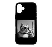 Custodia per iPhone 16 Plus Gatto Nella Moschea Türkiye E Sultan Ahmed