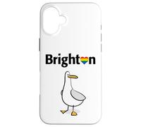 Custodia per iPhone 16 Plus Gay Pride di Brighton