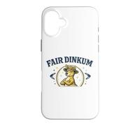 Custodia per iPhone 16 Plus Gday Mate Canguro Fair Dinkum Australia Camicia australiana