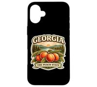 Custodia per iPhone 16 Plus Georgia The Peach State Souvenir Memorabilia Orgoglioso georgiano