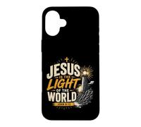 Custodia per iPhone 16 Plus Gesù è la luce' del mondo Giovanni 8:12 VBS 2026