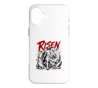 Custodia per iPhone 16 Plus Gesù Risorto Resurrezione Messia Fede cristiana