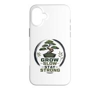 Custodia per iPhone 16 Plus Giapponese Bonsaï arbre plante Motivations Bonsaï