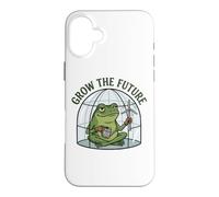Custodia per iPhone 16 Plus Giardiniere Eco Frog: coltiva l'atmosfera verde futura