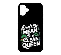 Custodia per iPhone 16 Plus Giornata della Terra sui cambiamenti climatici - Non essere inteso come una regina pulita