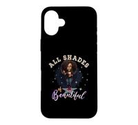 Custodia per iPhone 16 Plus Girl Empowered Afro Black Queen African Women