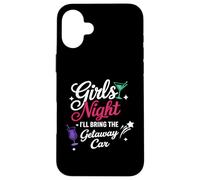 Custodia per iPhone 16 Plus Girls Night I'll Bring the Car Weekend Getaways
