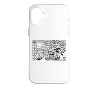 Custodia per iPhone 16 Plus Giudice Dredd La Terra Maledetta 2000 d.C. Comic