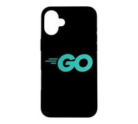 Custodia per iPhone 16 Plus Go Programming Language with Go logo Golang sviluppatori