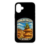 Custodia per iPhone 16 Plus Goblin Valley State Park Utah Deserto Hoodoo Rock