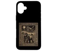 Custodia per iPhone 16 Plus Gorilla Constellation Tarocchi Gothic Celestial