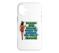 Custodia per iPhone 16 Plus Grad Graduate Anziani Laurea Melanina Nero Donne Ragazze