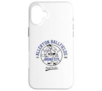 Custodia per iPhone 16 Plus Grafica universitaria di baseball del Bronx NYC PAFI349