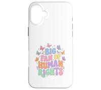 Custodia per iPhone 16 Plus Grande fan dell'empowerment dei diritti umani