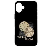 Custodia per iPhone 16 Plus Grandfather Alarm Clock Time Tick Tock Clock T-Shirt