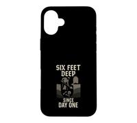 Custodia per iPhone 16 Plus Gravedigger Cimitero Operaio Scavare Graves Graveyard Crew