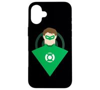 Custodia per iPhone 16 Plus Green Lantern Simple Bust