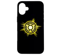 Custodia per iPhone 16 Plus Green Lantern Yellow Glow