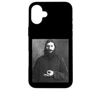 Custodia per iPhone 16 Plus Grigori Yefimovich Rasputin gioco cerchio Q divertente meme tee