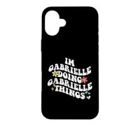 Custodia per iPhone 16 Plus Groovy Im Gabrielle Fare Gabrielle Cose Divertente Madre
