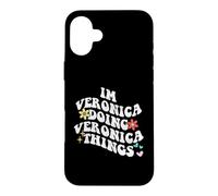 Custodia per iPhone 16 Plus Groovy Im Veronica Doing Veronica Things Divertente Festa della mamma