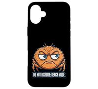 Custodia per iPhone 16 Plus Grumpy Crab Summer Break Seaside Humor
